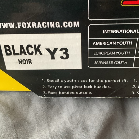 EUC Fox Youth Comp 3 MX boots - Picture 6 of 6